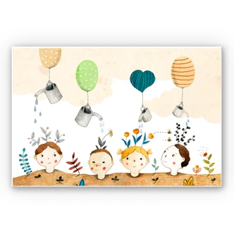 Wandbild Loske - Kindergarten 