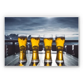 Wandbild Eiskaltes Bier Wandbild Eiskaltes Bier