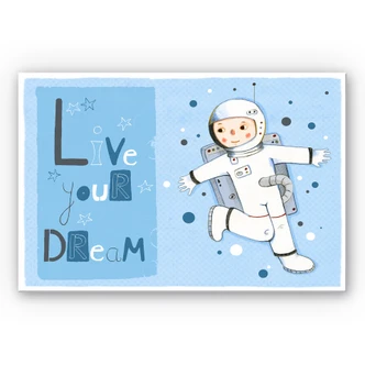 Wandbild Loske - Live your Dream 