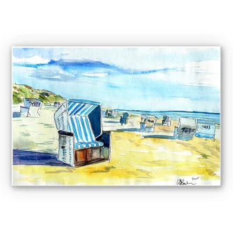 Wandbild Bleichner - Sylter Strand 