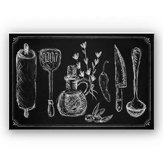 Wandbild Rustic Kitchen 