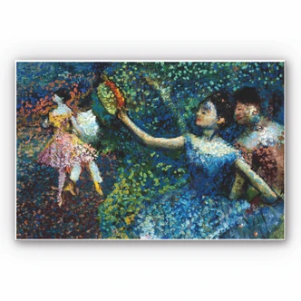 Wandbild Degas - Tänzerin mit Tambourin 