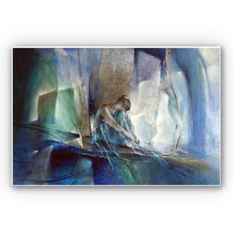 Wandbild Schmucker - Im blauen Raum 