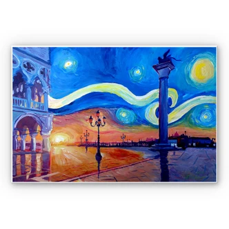 Wandbild Bleichner - Venedig  bei Nacht 