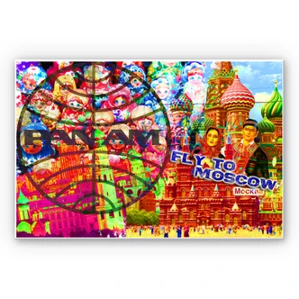 Wandbild PAN AM - Moskau 