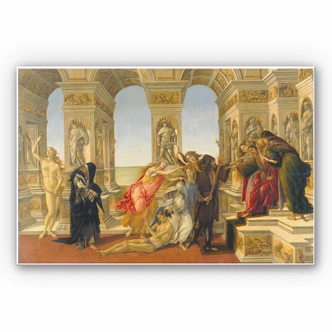 Wandbild Botticelli - Die Verleumdung des Apelles 