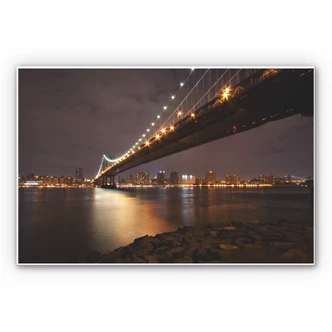 Tableau Forex - Manhattan Bridge at Nigh 