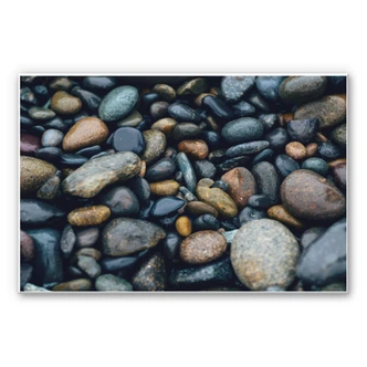 Wandbild - Steinstrand 02 