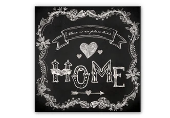 Wanddecoratie There is no Place like Home 