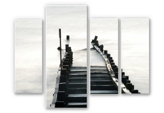Tableau Forex - Way to nowhere 02 (4 pièces) 