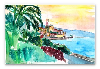 Wanddecoratie Bleichner - Lago Maggiore 