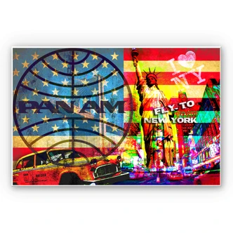 Wandbild PAN AM - New York 