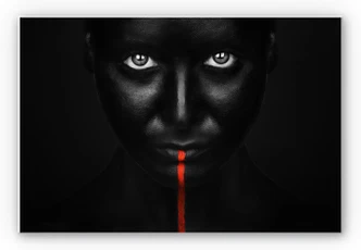 Wandbild Petkov - Red Stripe 