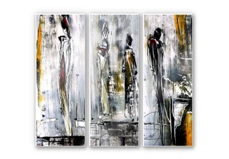 Wandbild Niksic - Erfolgsstufen (3-teilig) 