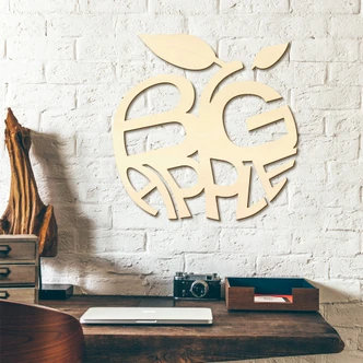 Houten Tekst Big Apple 