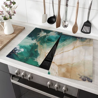 Plaque de cuisson élégance de l'océan - courants d'or - Alpenglow Workshop 