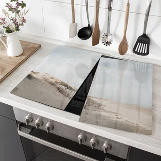 Kookplaat Duinlandschap aan de Noordzee | Maritiem keukendecor - Annie 