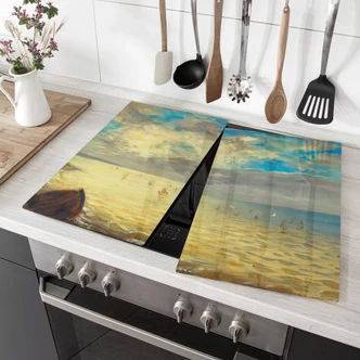 Herdabdeckplatte - Delacroix - Das Meer 