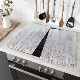 Kookplaat berkenbos in winter - EMELIEmaria 