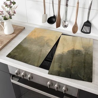 Kookplaat Verborgen licht in de ochtendmist - Hobday 