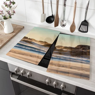 Kookplaat strandkust bij zonsopgang in Afrika - Hugonnard 