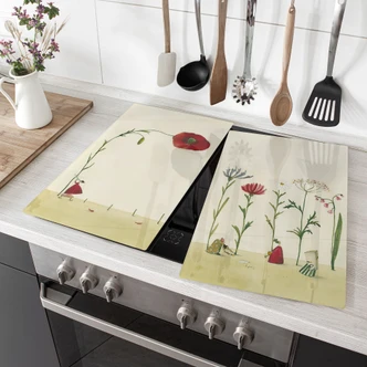 Herdabdeckplatte - Leffler - Blumensamen 