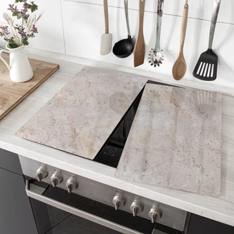 Afdekplaat textuur van een beige stenen muur - Pictufy Studio 