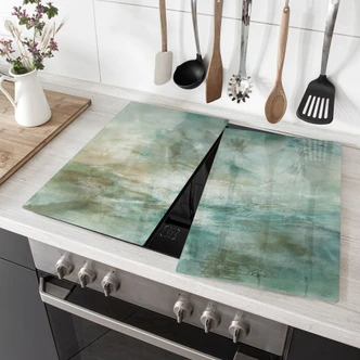 Herdabdeckplatte Salbeigrünes Nebellicht - Schmucker 