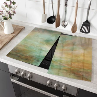 Piastra di copertura del fornello Turchese oro luce del mare - Schmucker 