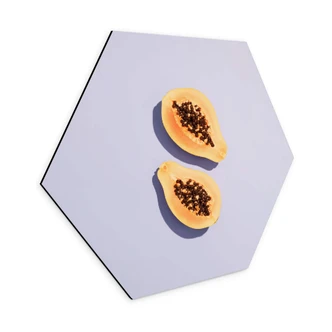 Hexagon Dibond 1X Studio - Papaya 