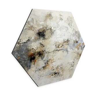 Zeshoekige muurschildering Kleuren van de aarde - Fedrau - Alu-Dibond Zeshoekige muurschildering Kleuren van de aarde - Fedrau - Alu-Dibond