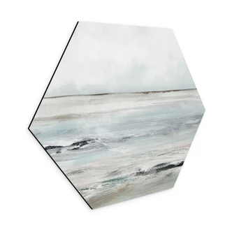 Hexagon Dibond Golven bij Sandy Bay - Hobday 