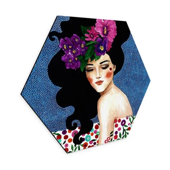 Hexagon Dibond Hülya - Whispering Heart 