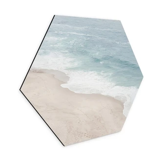 Hexagon Dibond Sisi & Seb - Aan de Kust 