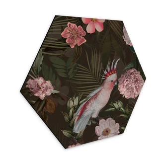 Hexagon Dibond UN Design - Life in the Tropics 