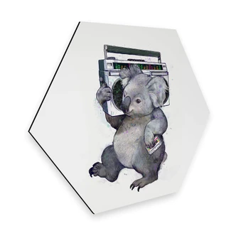 Hexagone - Alu-Dibond Graves - Music Koala 