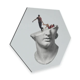 Hexagon - Alu-Dibond Léon - Get out of my head 
