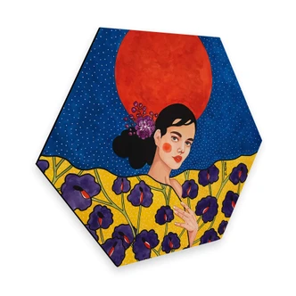 Hexagon Dibond Hülya - Wasted Night 