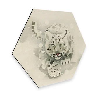 Esagoni Alu-Dibond Braun - Leopardo 