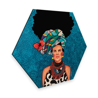 Hexagon Dibond Hülya - Feelings 