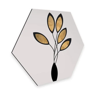 Hexagon Dibond Kubistika - Cinco 