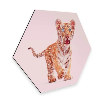 Hexagon Dibond Loose - Glitter Tiger 