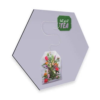 Hexagon Dibond Loose - Flower Tea 