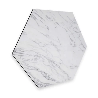 Hexagon alu-dibond - Marmer 