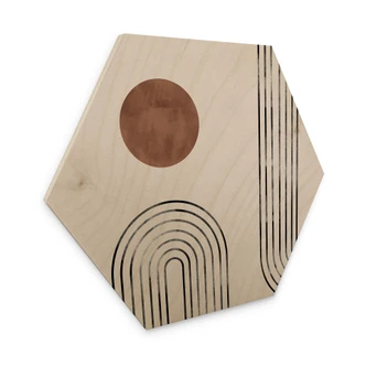 Hexagon - Holz 1X Studio - Archs and Buds 