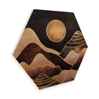 Hexagon Hout Fredriksson - Sunset 