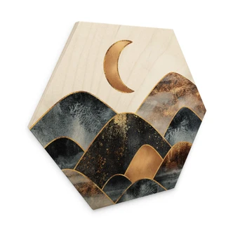 Hexagon Hout Fredriksson - Moonlit Mountains 
