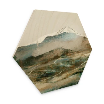 Hexagone - Bois Montagnes abstraites - Hobday 