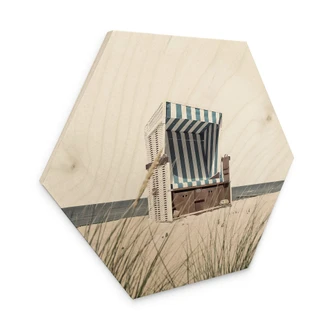 Hexagone - Bois Le bonheur insulaire au bord de la mer Baltique 