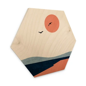 Hexagon Hout Kubistika - Traveling 